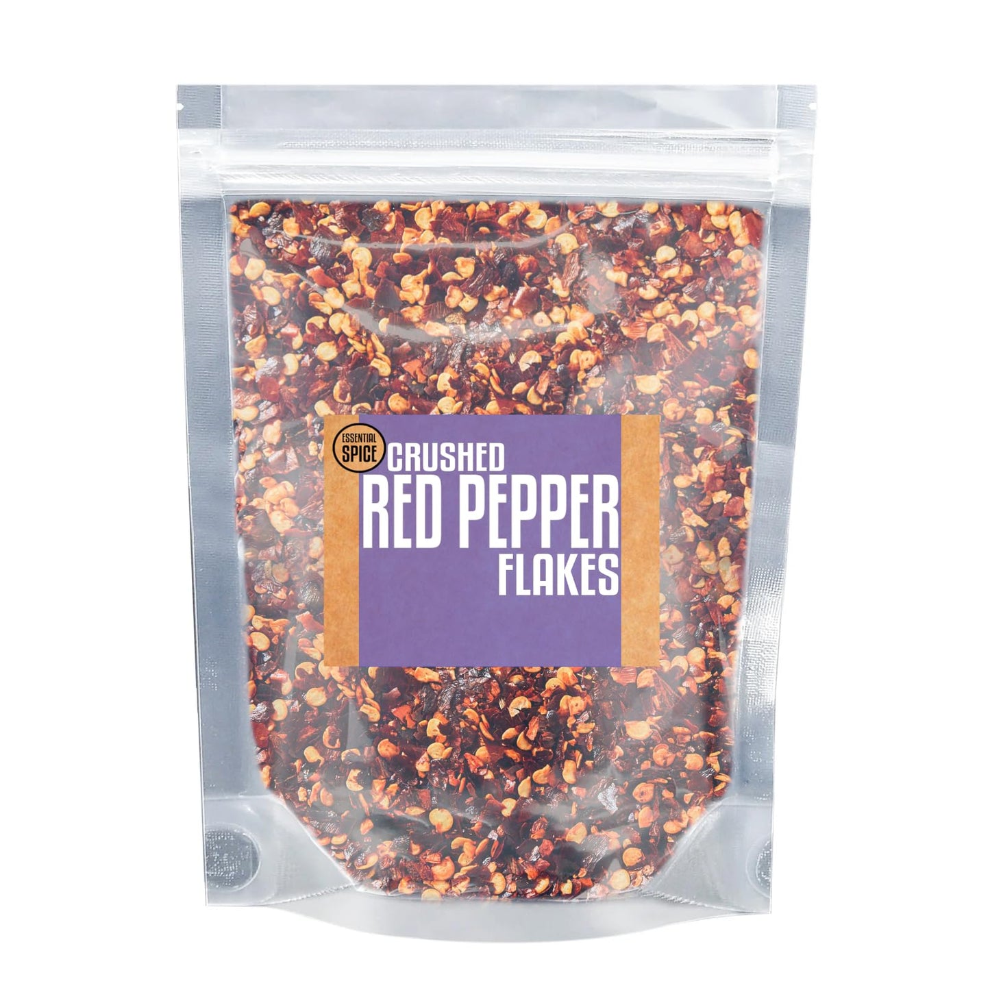 Essential Spice Crushed Red Pepper Flakes - Spicy, Pungent & Zesty Heat - Dried Chili Flakes for Pizza, Pasta, Sauces, Stir-Fries & Seasoning Blends
