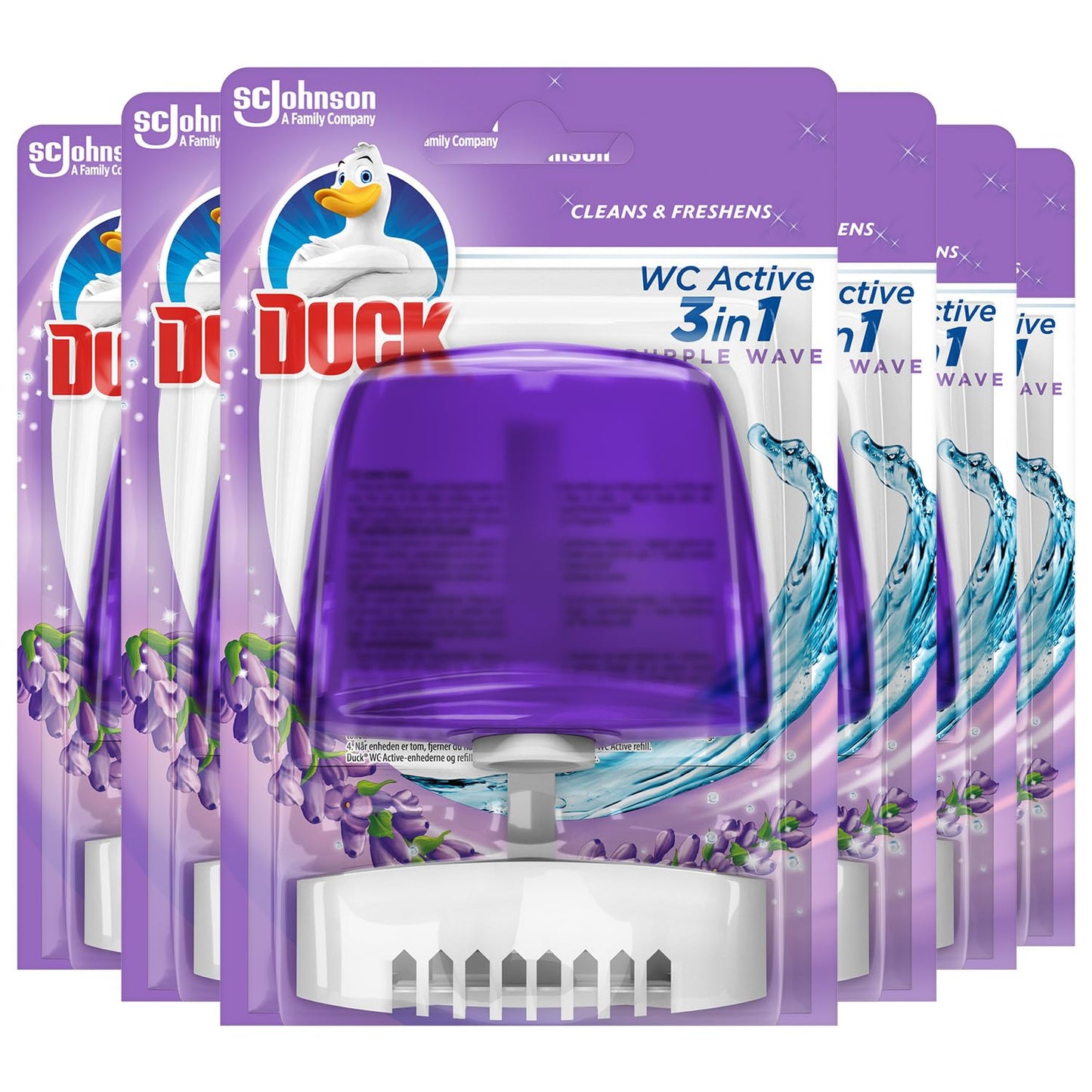 Duck Liquid Rim Block Purple Wave - Pack of 6