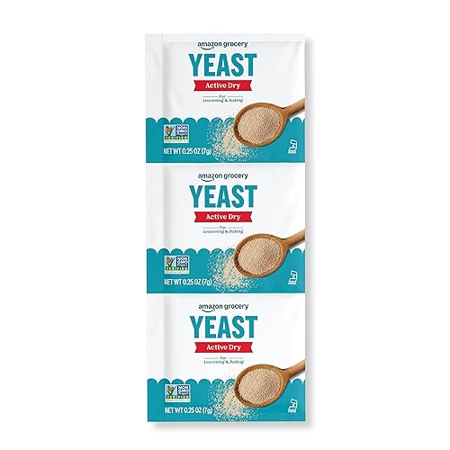 Amazon Grocery, Active Dry Yeast, 0.75 Oz, 3 Ct
