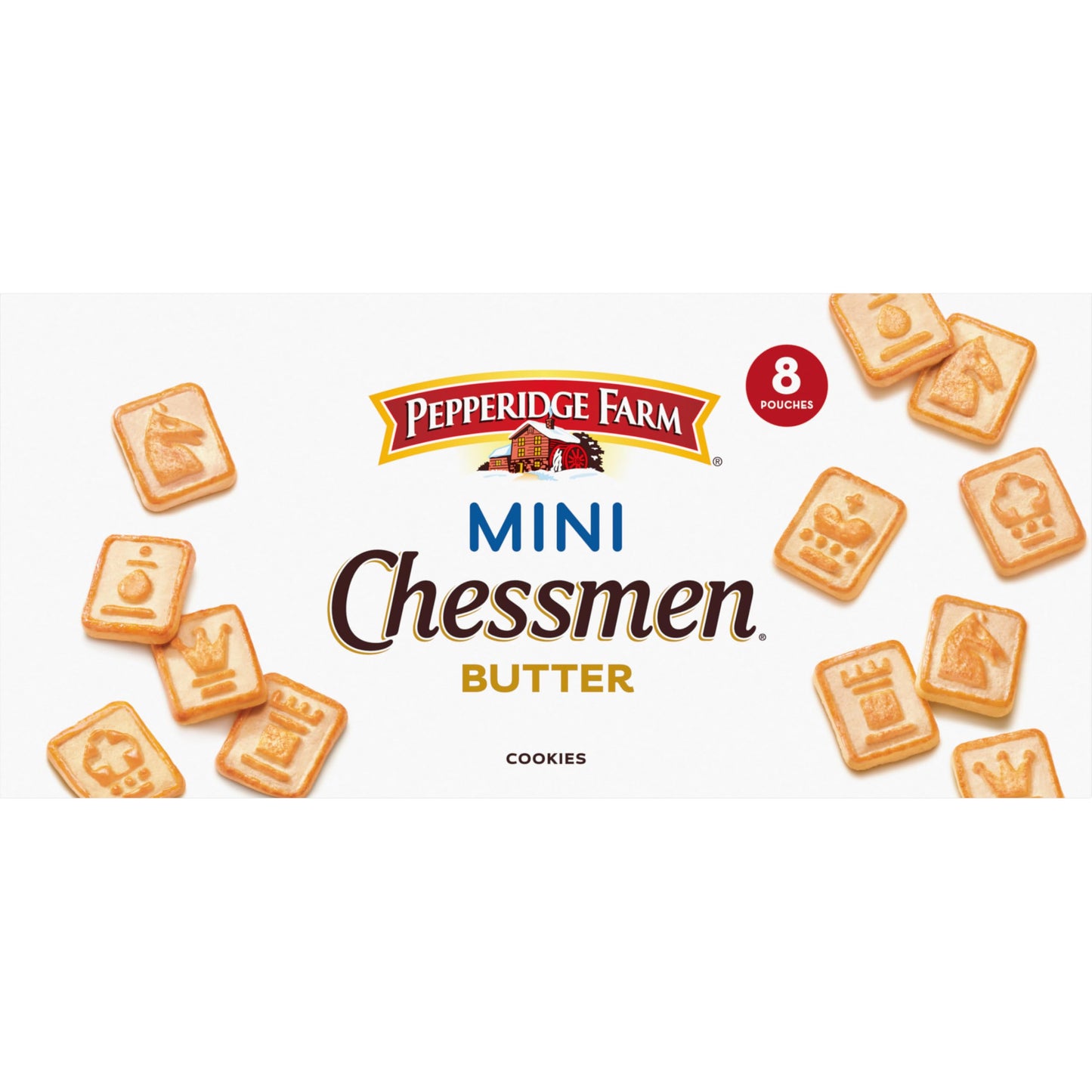 Pepperidge Farm Chessmen Mini Cookies, 2.25 Ounce (Pack of 8)