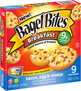 Bagel Bites, Bacon, Egg and Cheese Breakfast Bites, 9 Count (Frozen)