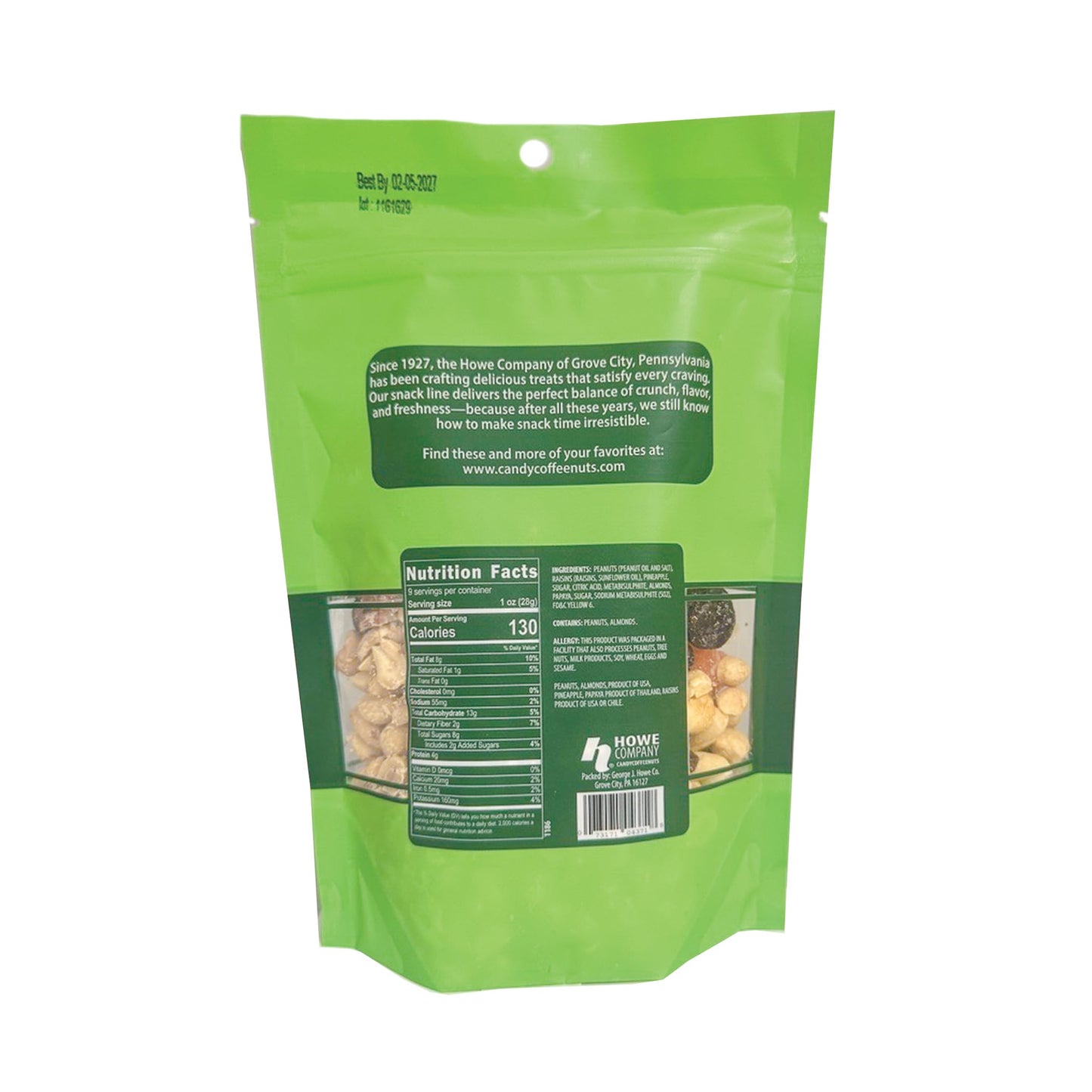 Howe Snacks Trail Mix, Trail Mixes 9 oz Bag