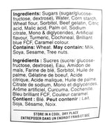 Waterbridge Sour Bites Fruit Gummy Candy, 200g/7 oz. Bag