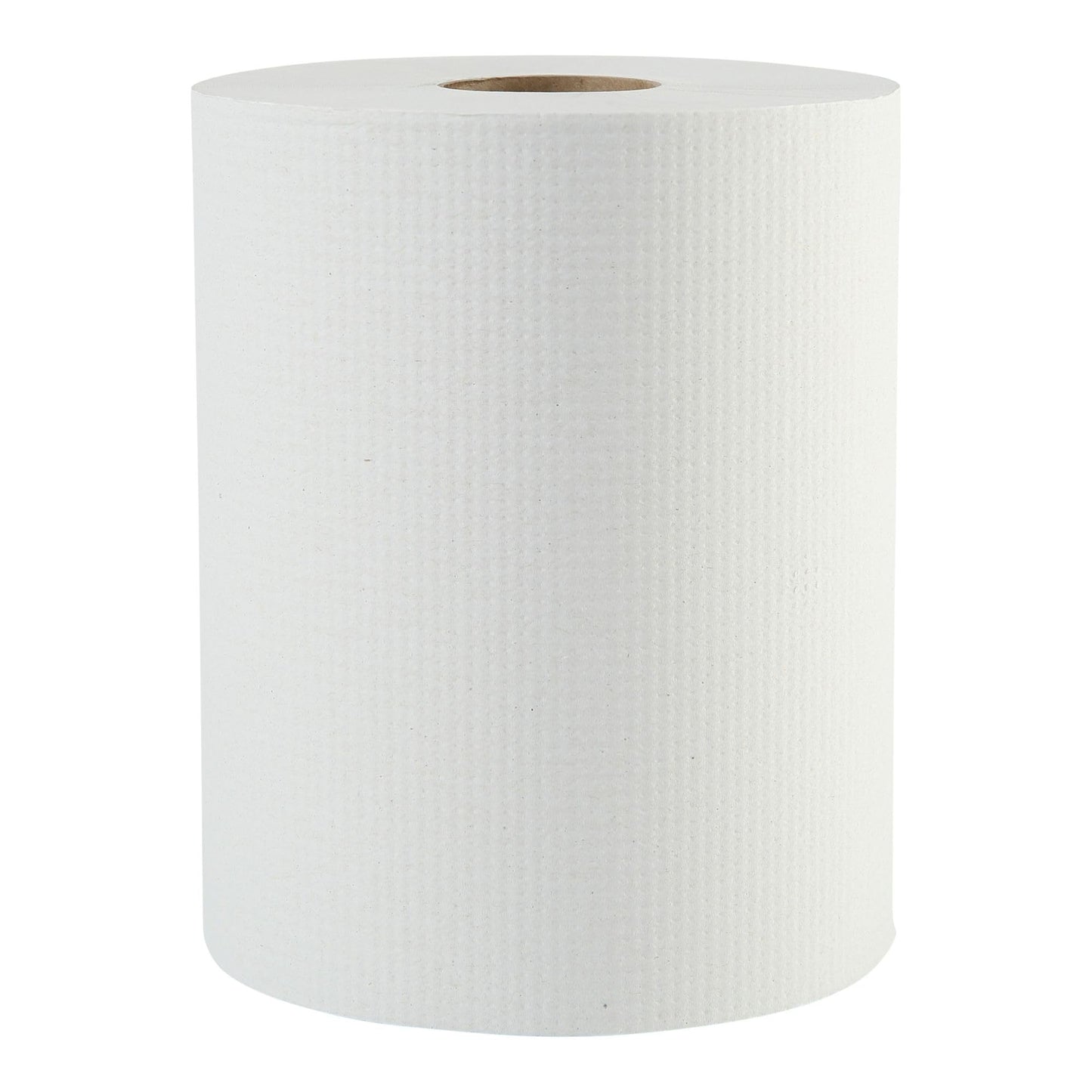 Boardwalk 6261 Hardwound Paper Towels, 1-Ply, 8" x 600ft, White, 2" Core (Case of 12 Rolls)