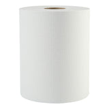 Boardwalk 6261 Hardwound Paper Towels, 1-Ply, 8" x 600ft, White, 2" Core (Case of 12 Rolls)