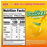 Gummy 4D Fruit Filled Candy Fruit Snacks Pineapple Flavor Soft and Chewy Gluten Free (Mango)