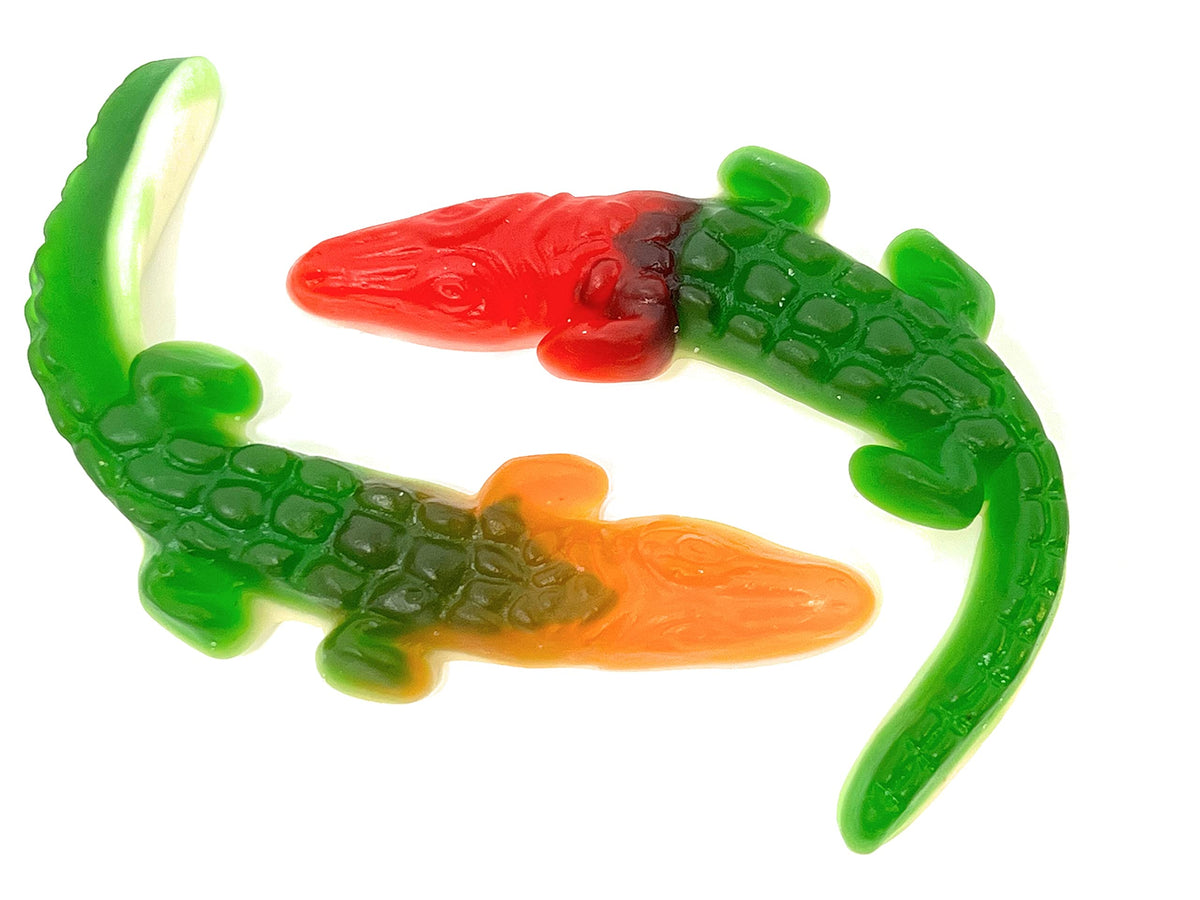 Dulcefina chocolate and Sweets, Crocodiles Gummy (2.200 Lbs)