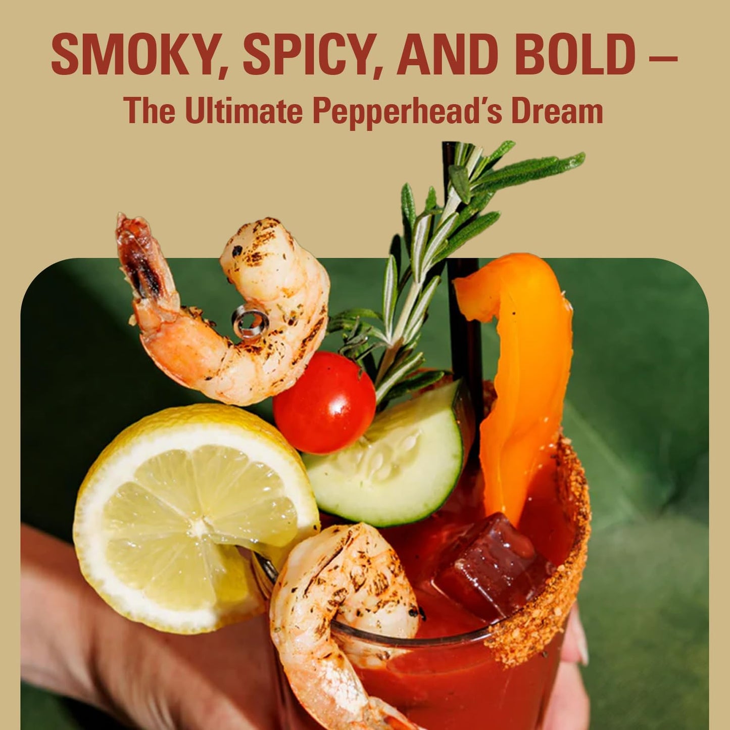 Demitri’s Chipotle Habañero Bloody Mary Seasoning - Spicy Cocktail Drink Mix - Gluten Free Bloody Mary Mix - Tequila and Vodka Mixers - Bold Flavor
