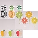 SWEDEdishcloths - Cellulose Sponge Dish Towels - Mixed Set of 3 (One of Each Design) Mixed Fruit Swedish Dish Cloths