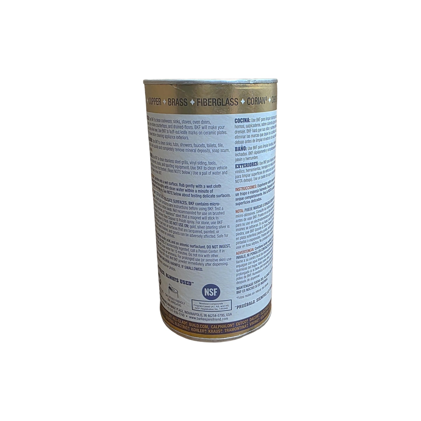 Bar Keepers Friend Removes Rust Gold 15 Oz