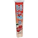 Icee Cherry Freeze Squeeze Up Tubes, 4 Ounce -- 24 per case.