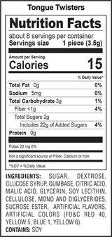 Foreign Candy Tongue Twisters Gel Filled Sour Gum with Click and Catch Toy, 0.99 Ounce