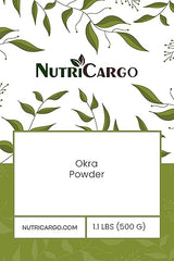 NutriCargo Okra Powder 1.1 LBS (500 G)
