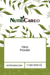 NutriCargo Okra Powder 1.1 LBS (500 G)