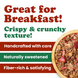 Food to Live Organic Golden Crunchy Granola with Strawberries, 12 Ounces - Handcrafted, Great for Breakfast Cereals, Vegan, Non-GMO, Kosher, Bulk