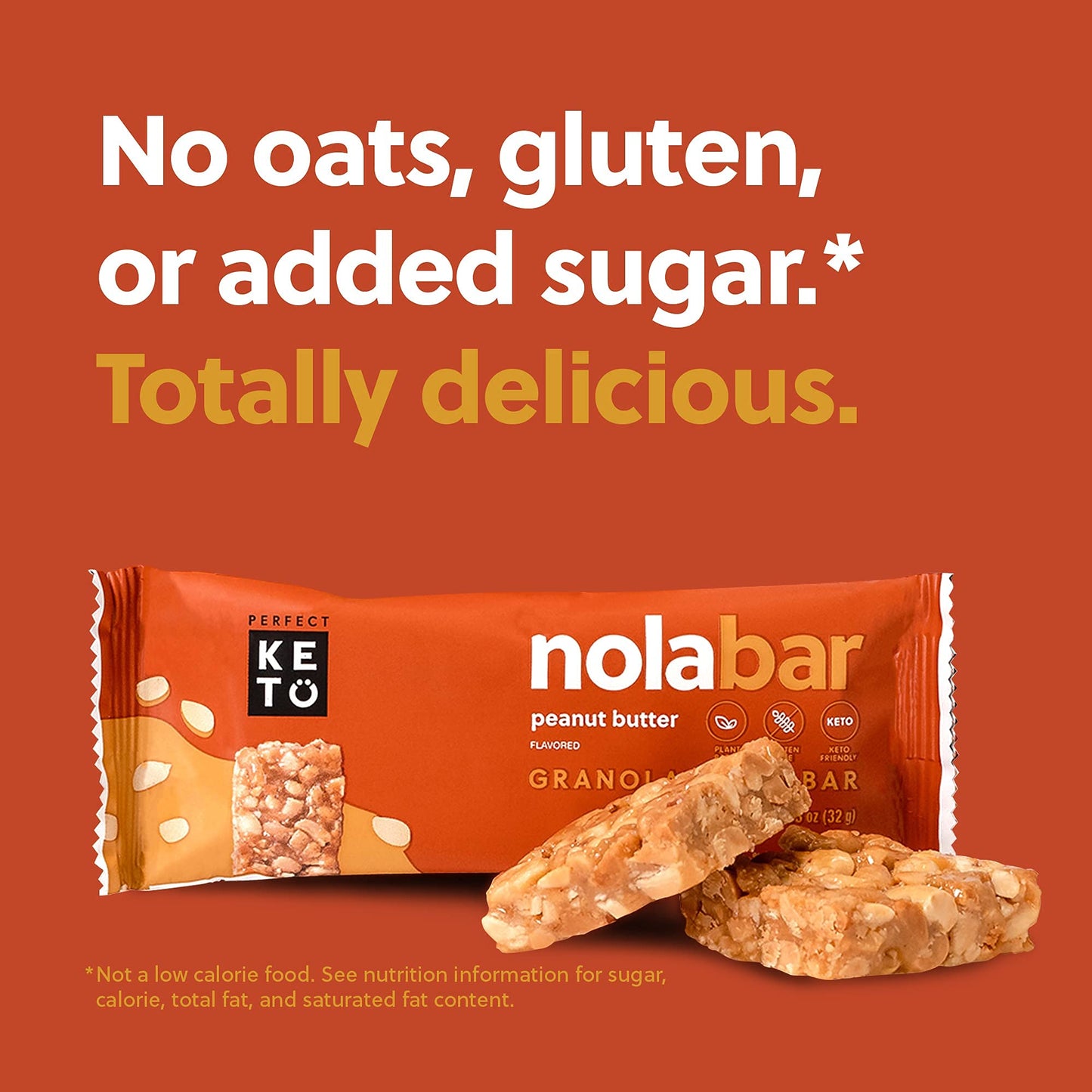 Perfect Keto Nola Bars | Gluten-Free Keto Granola Bars with Zero Added Sugar | Enjoy a Chewier, Nuttier, and Tastier Way to Curb Cravings and Start