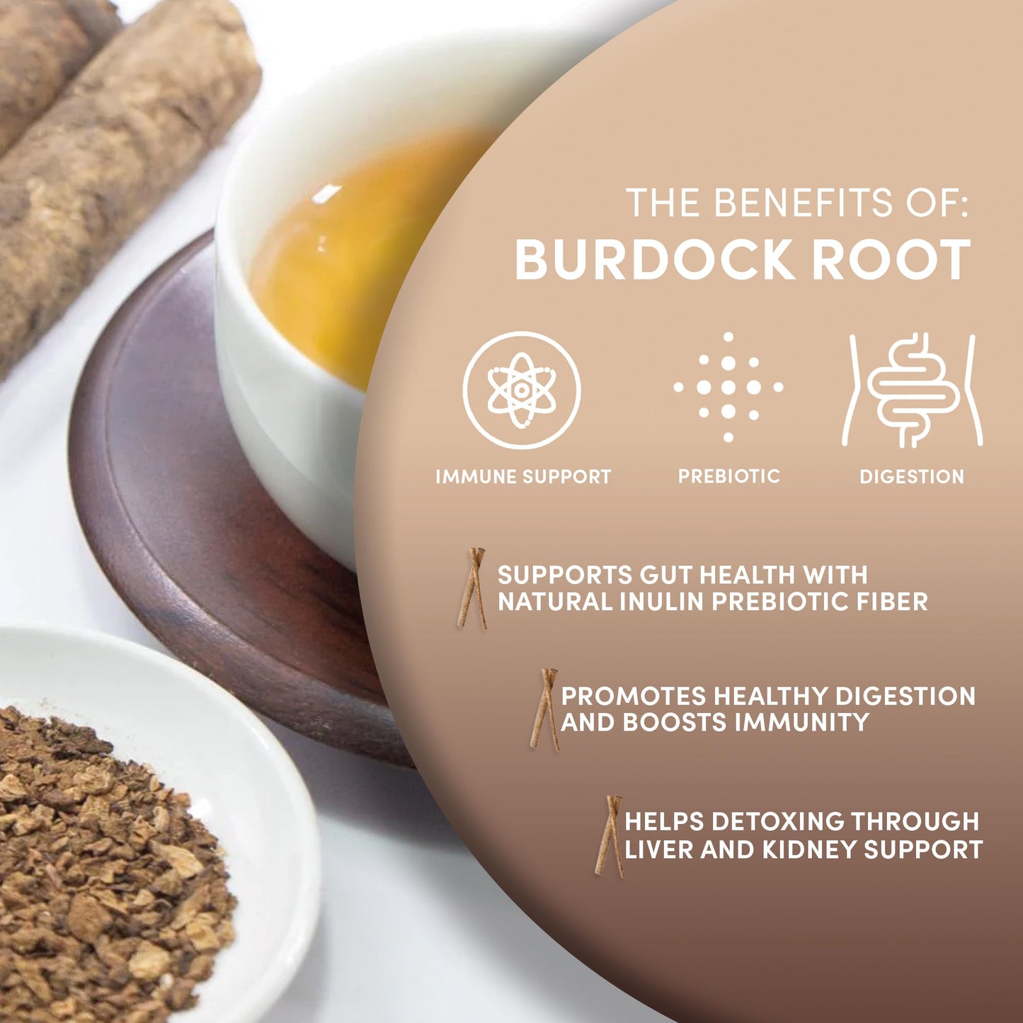 Worldwide Botanicals Organic Burdock Root - 1 lb - 100% Arctium lappa - Raíz de Bardana - Cut & Sift, Excellent Detox and Digestion Herb tea, Used