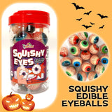 Apexy Eyeball Gummies - with Fruity Liquid Center Eyeball Candy for Halloween, Birthday, Trick Or Treat, Party Candy - Jelly Filled Gummies, Fat Free