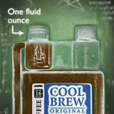CoolBrew Mocha 6 Pack - 16 DRINKS PER BOTTLE - Fresh Cold Brew Liquid Concentrate - For Iced or Hot Coffee, Unsweetened, No Preservatives