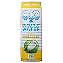 C2O, Pure Coconut Water with Pineapple and Pulp, 17.5 Fl Oz Can
