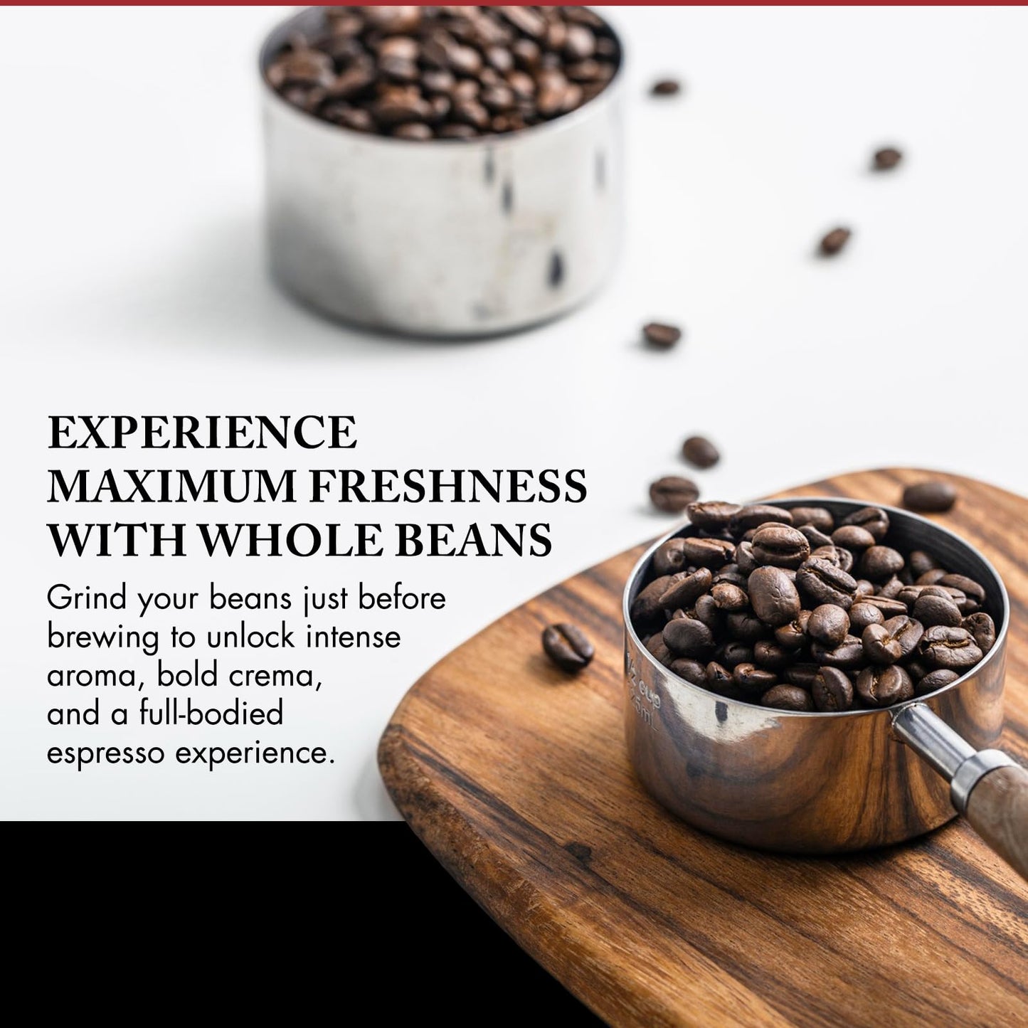 Caffe D’arte Capri Whole Bean Espresso Coffee - Medium Roast with Smooth, Balanced Flavor and Rich Crema - Roasted in Seattle, Ideal for Espresso