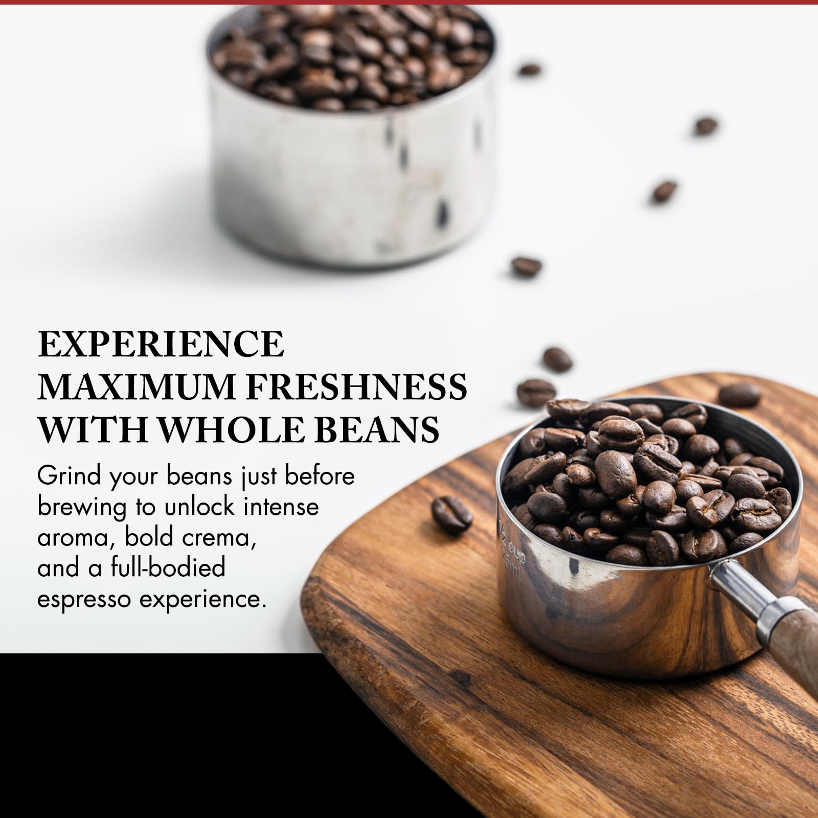 Caffe D’arte Capri Whole Bean Espresso Coffee - Medium Roast with Smooth, Balanced Flavor and Rich Crema - Roasted in Seattle, Ideal for Espresso