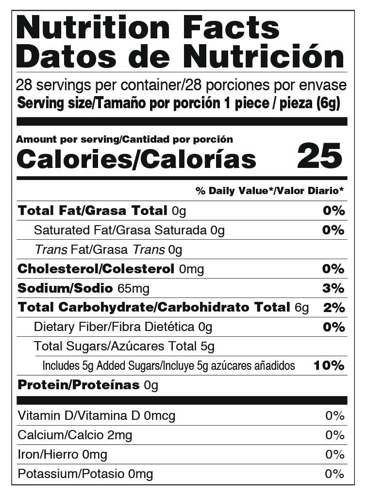 Jovy Revolcaditas Chili Watermelon Candy - Irresistible Sweet Heat in Every Bite! (6oz)