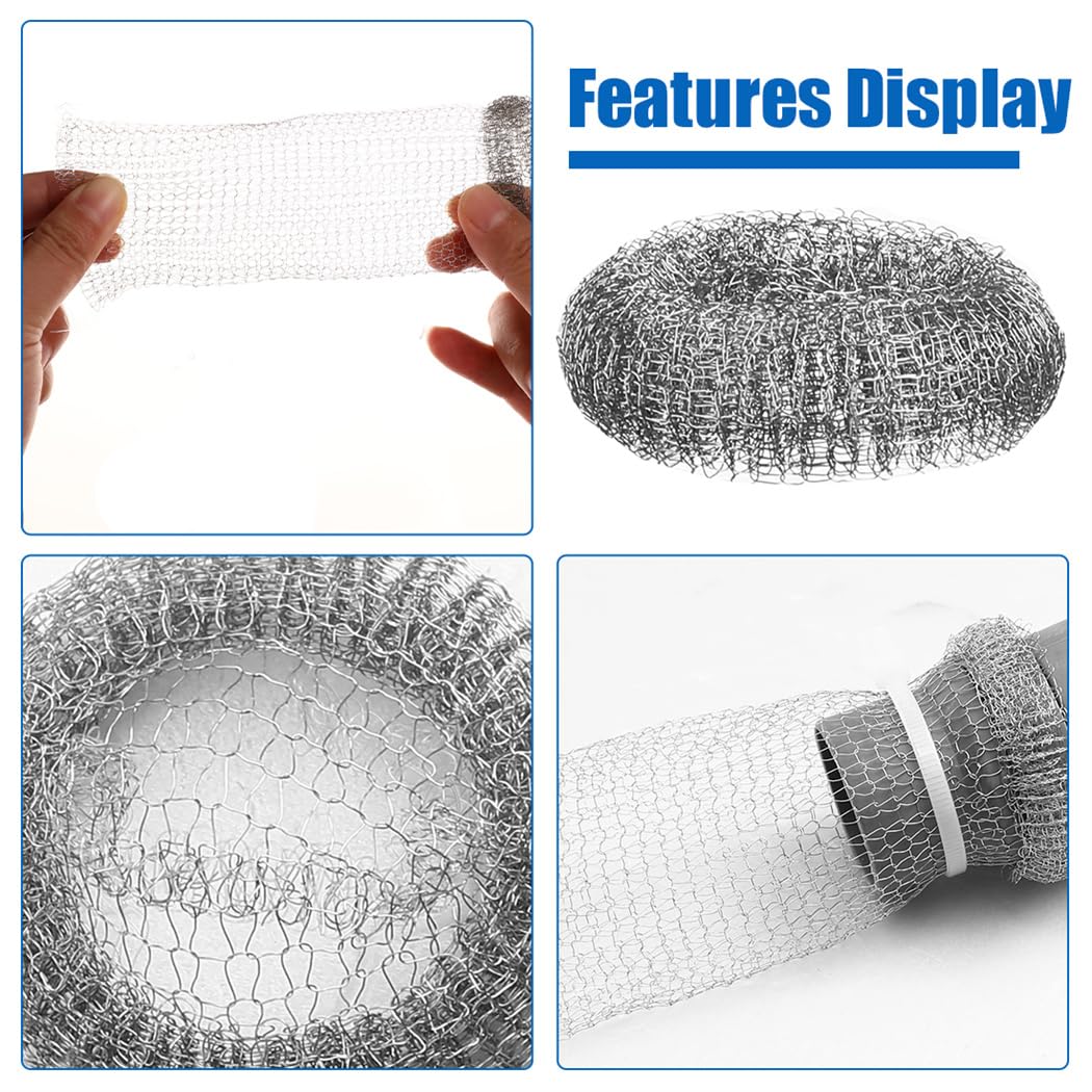 Lint Traps 10 Pieces Lint Trap Laundry Mesh Washer Hose Filter Hose Screen Filter Catcher with 10 Pcs Cable Ties Sink Drain Hose Filter Catcher
