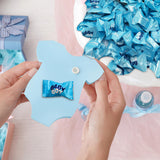 Baby Boy Buttermints - 100 Count - Baby Shower Blue Butter Mints Individually Wrapped - Baby Shower Candy - Perfect For Gender Reveal Parties