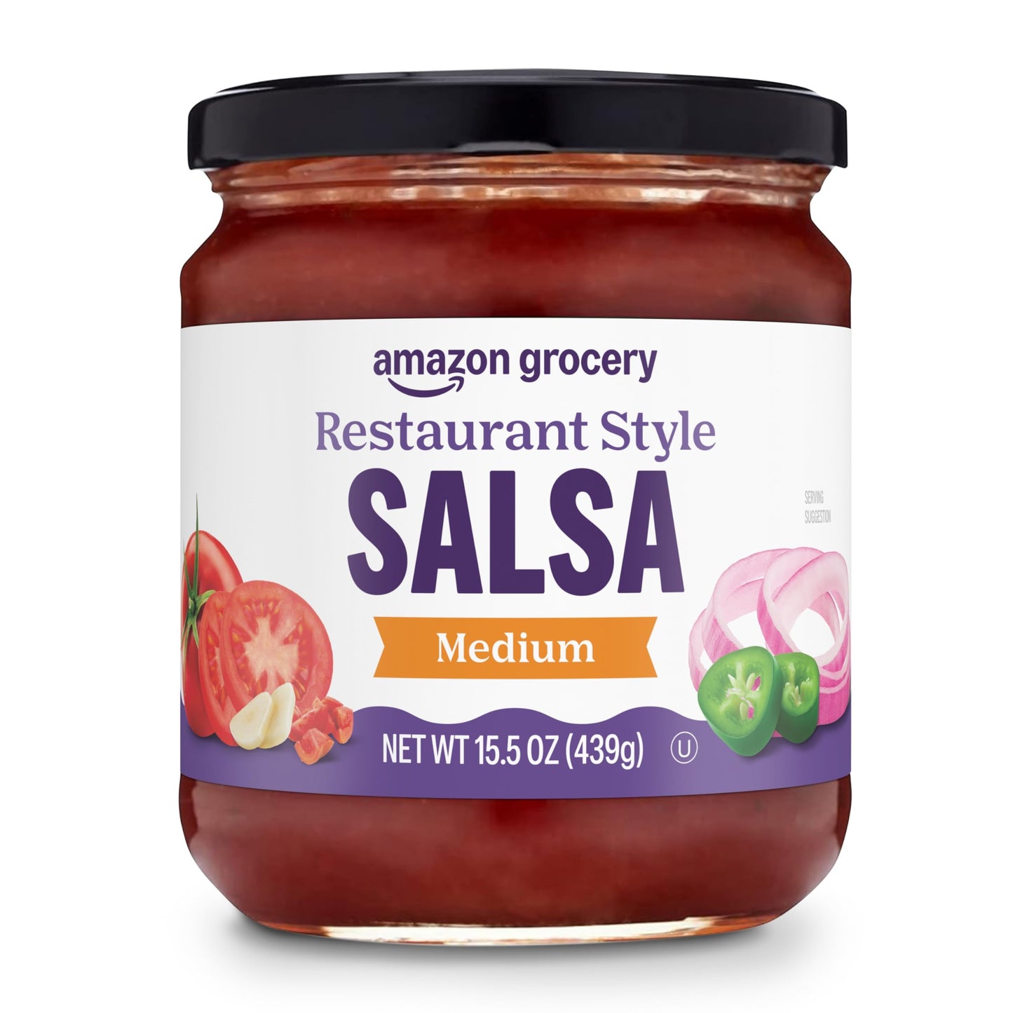 Amazon Grocery, Restaurant Style Salsa, Medium Heat, 15.5 Oz