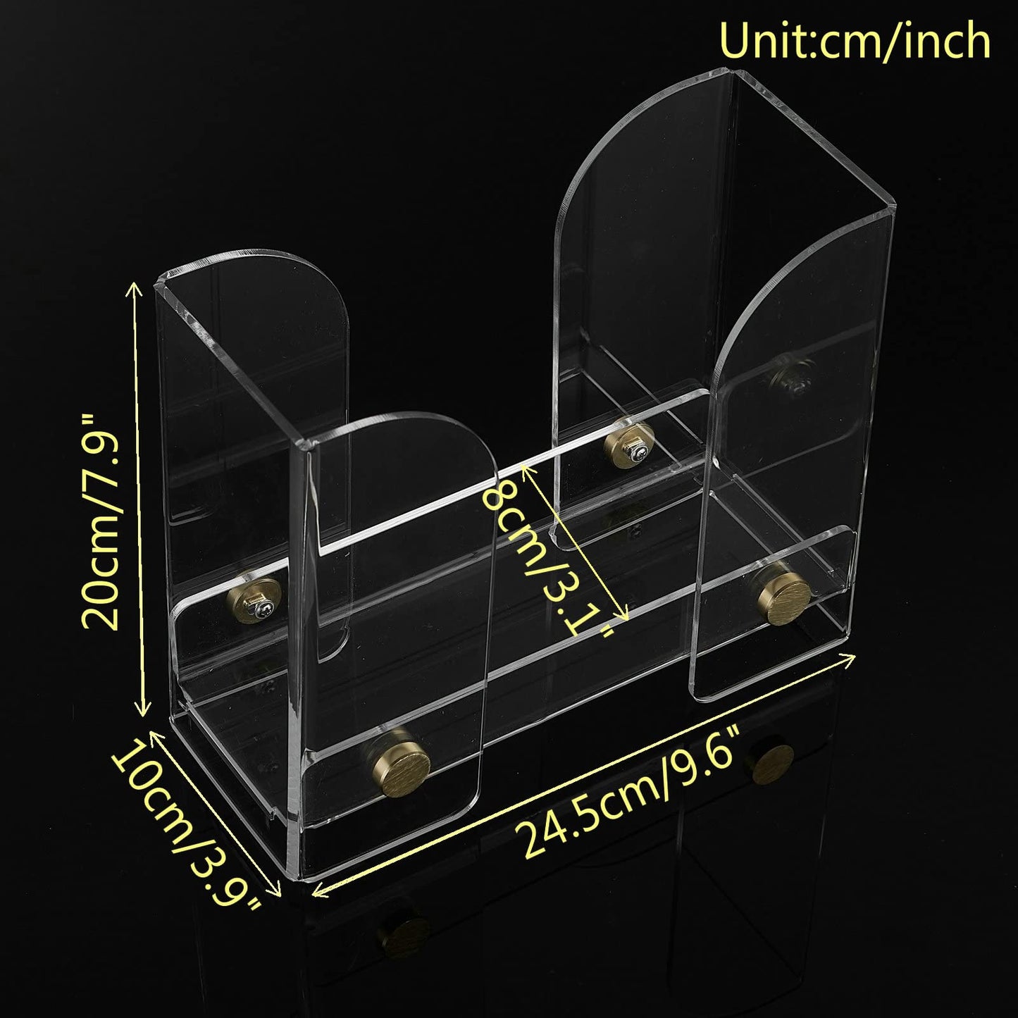 Folded Paper Towel Holder Acrylic Countertop Paper Towel Dispenser Suitable for Z-fold, C-fold or Multi-Fold Paper Towels1