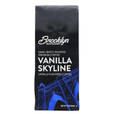 Brooklyn Beans Vanilla Skyline 100% Arabica Craft Roasted Ground Coffee, Vanilla Flavored, 12 Ounce Bag