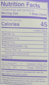 NUNATURALS NuStevia Pourable Chocolate Syrup Pouch, 6.6 FZ