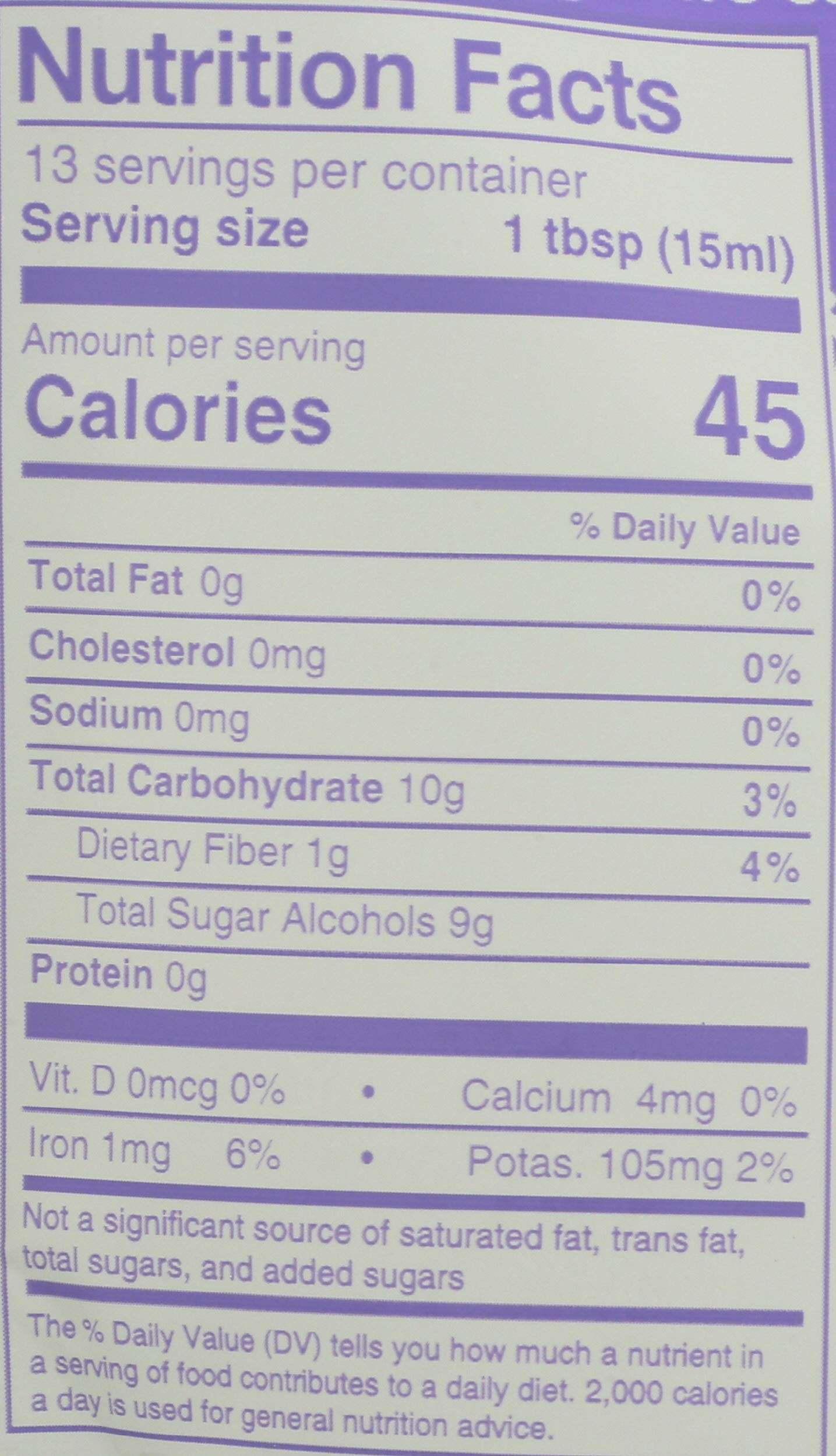 NUNATURALS NuStevia Pourable Chocolate Syrup Pouch, 6.6 FZ