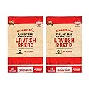 Joseph's Bakery Lavash Bread, Flax Oat Bran & Whole Wheat, Reduced Carb, Fresh Baked (8 Count Flax)