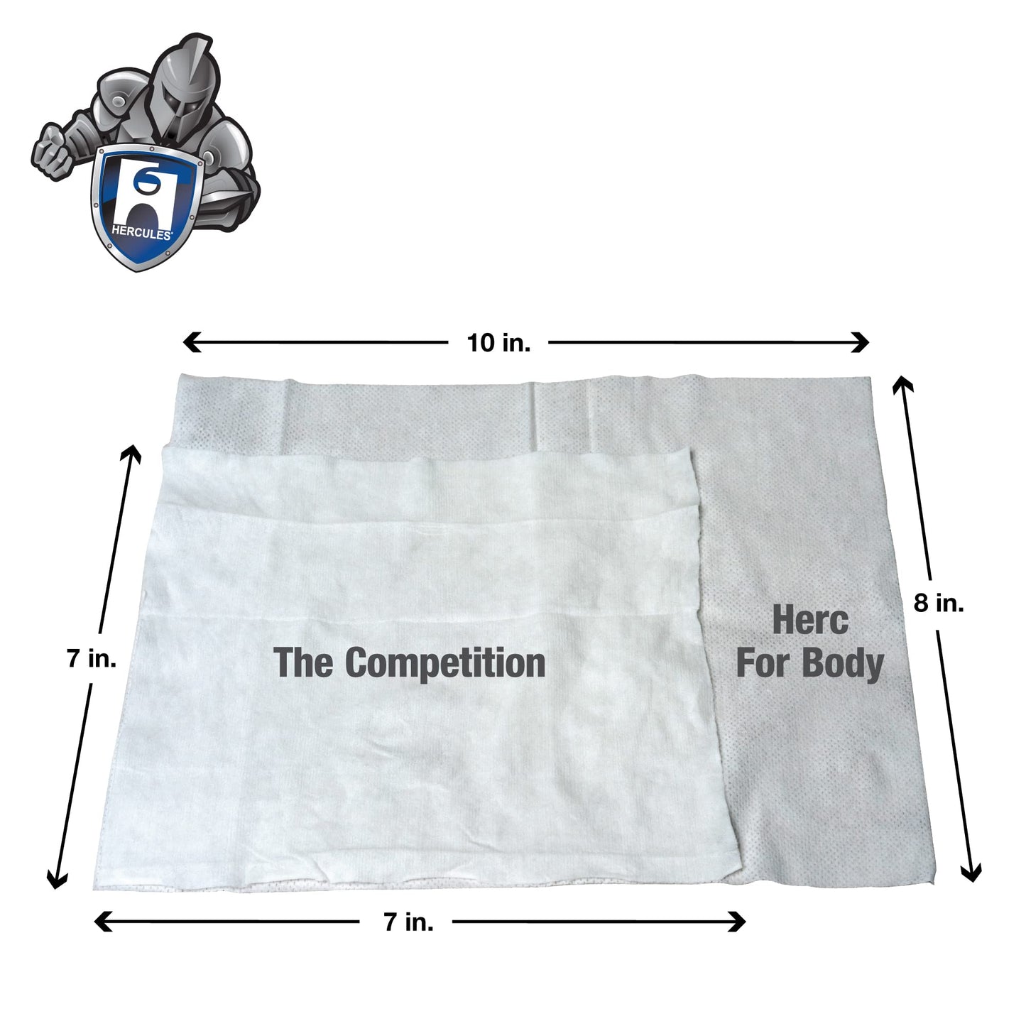 Hercules for Body Jobsite Body Wipes, 80-Pack