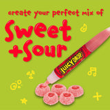 Juicy Drop Sour Candy Gummies, 16 Ct Sweet Chewy Candy w/Sour Gel in Assorted Fruity Flavors, Full Size, Fun Variety Pack For Birthday Party Favors