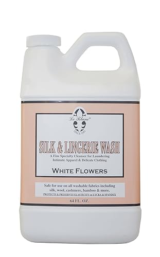 Le Blanc® White Flowers Silk & Lingerie Wash - Luxury Laundry Cleanser for Delicates- 64 oz. (1 pack)