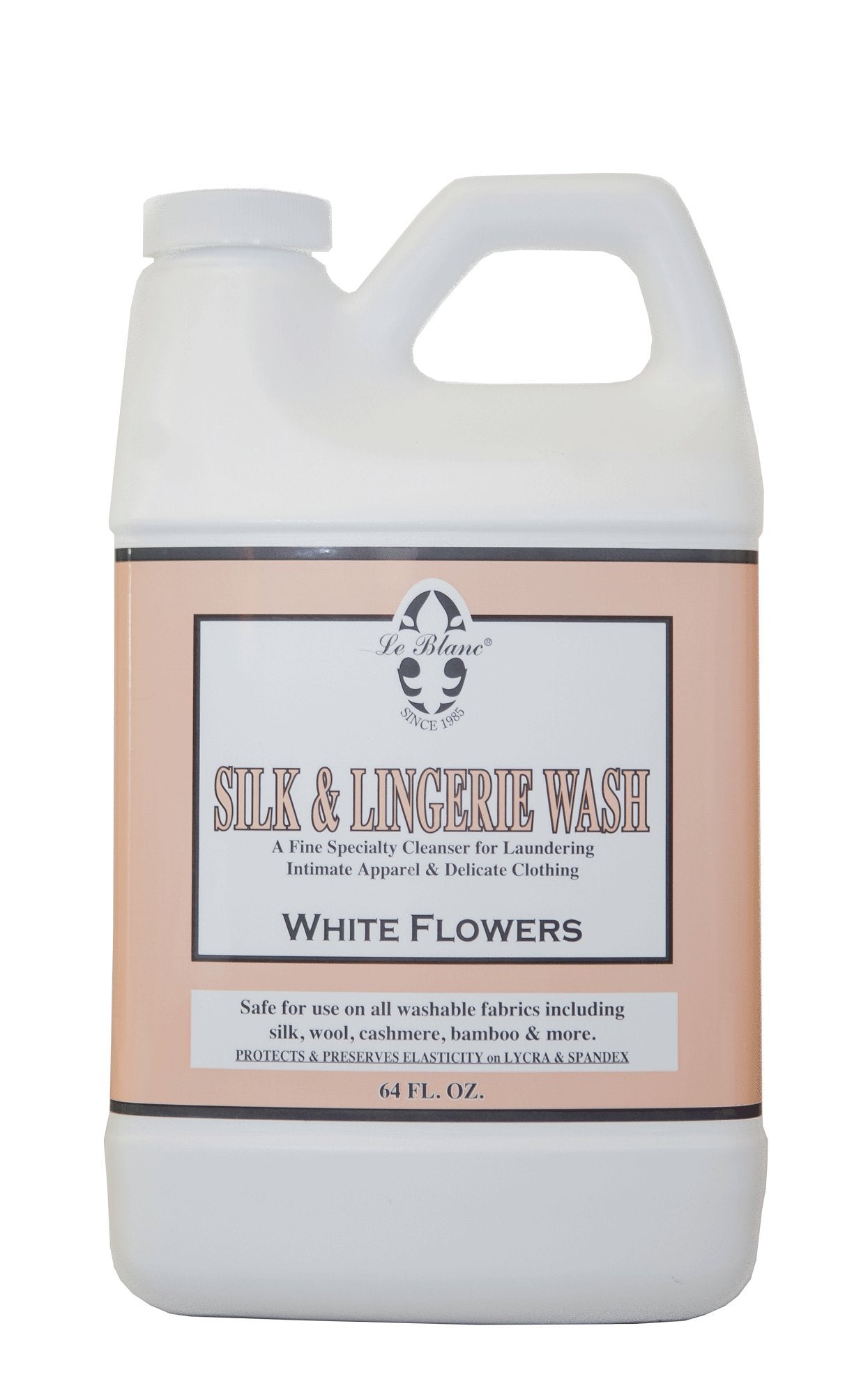 Le Blanc® White Flowers Silk & Lingerie Wash - Luxury Laundry Cleanser for Delicates- 64 oz. (1 pack)