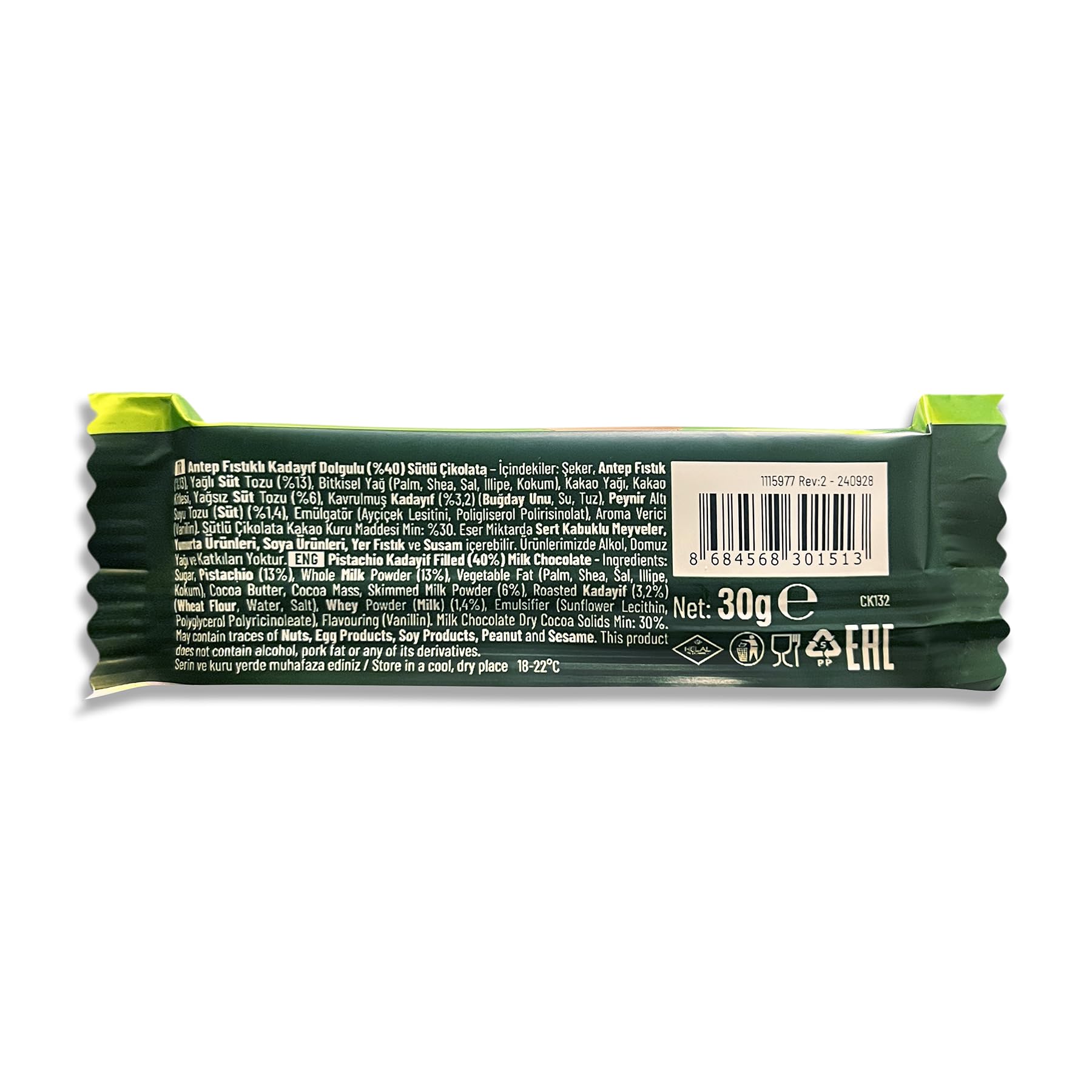 Bolci Dubai Chocolate Bar Pistachio 2 Pack, Pistachio Chocolate Bar, Kunafa Chocolate Bar, Chocolate Dubai, Chocolate Dubai Bar, Knafeh Pistachio