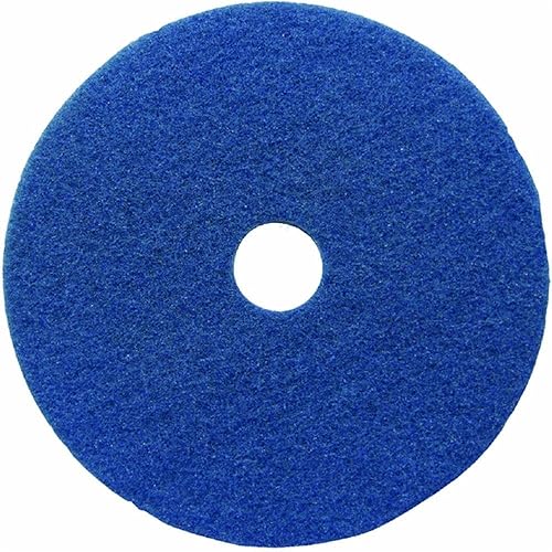 Lundmark Blue 20-Inch Floor Pad for Wet Scrubbing or Heavy-Duty Spray Cleaning up to 350 RPM, TKL20BL