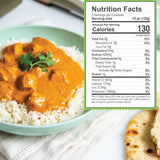 Khazana ORGANIC Butter Chicken Simmer Sauce - 6 x 12.7oz Jars | Non-GMO, Vegan, Gluten-Free, Kosher | Authentic Indian Meals Made Easy at Home!