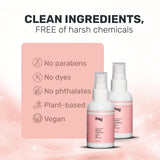 Frey Fabric Freshener Spray - Pack of 2 | Linen Spray Deodorizer for Laundry | Jasmine Rose | 2oz Bottles