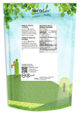 Food to Live Barley Powder, 1 Pound - Ground Whole Raw Dried Young Leaves, Fine Milled, Kosher, Vegan Superfood, Rich in Fiber, Protein. for Juices