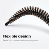 KONEX 44" Dryer Vent Cleaner Brush Flexible Lint Trap Cleaning Tool with Horsehair Bristles