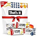 That's it. Mini Fruit Bars Gift Pouch (Variety 36 Count) No Sugar Added, Plant-Based, Vegan & Gluten Free, Paleo, Non GMO, Fiber (12 Banana, 12