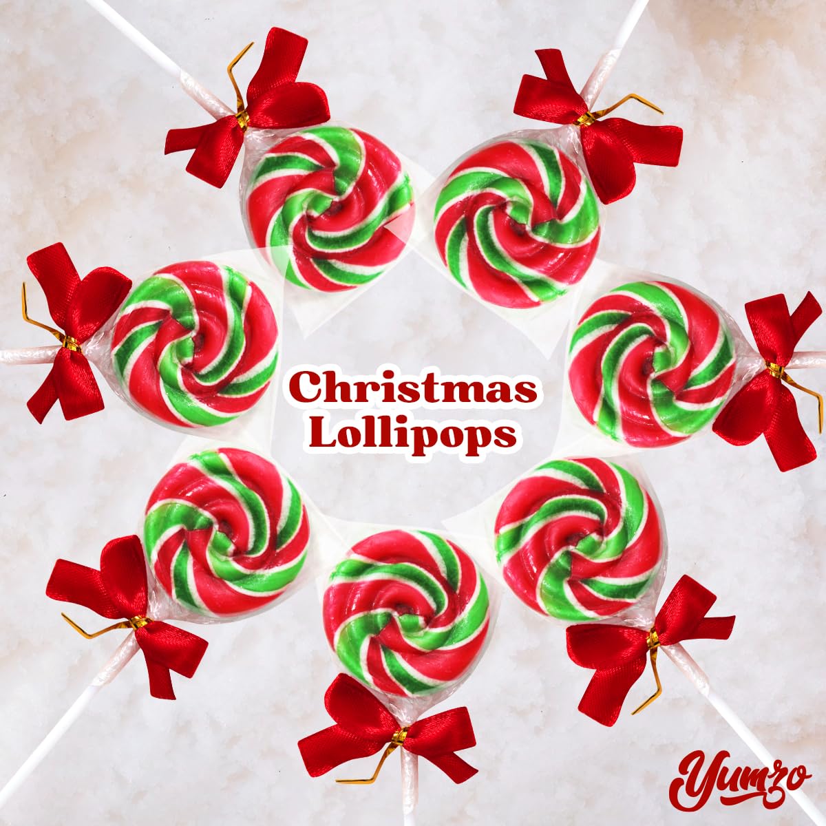 Christmas Swirl Lollipops, 24 Christmas Lollipops Individually Wrapped, Delicious Suckers Bulk For Festive Treats, Perfect christmas suckers for Gift