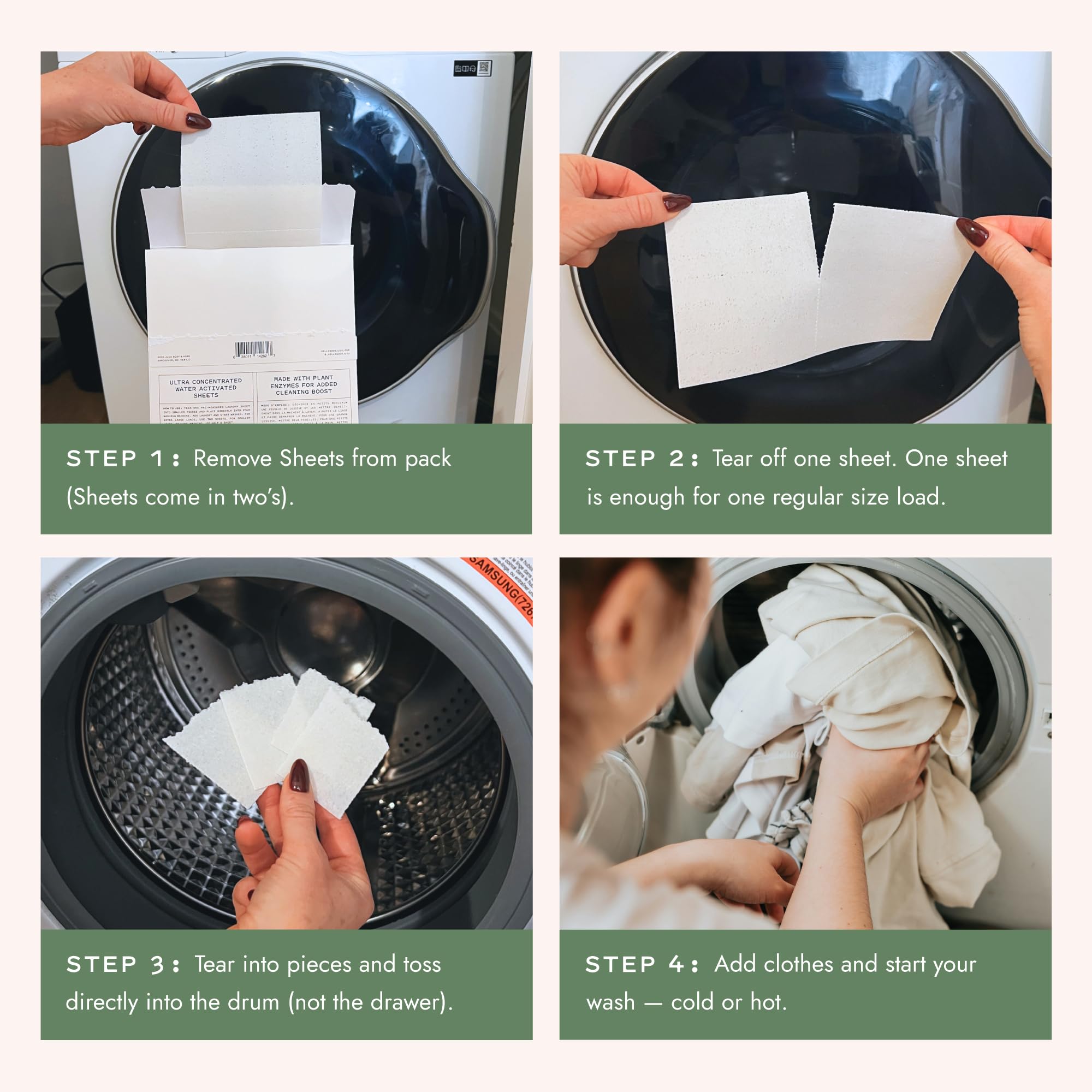 Good Juju Laundry Detergent Sheets