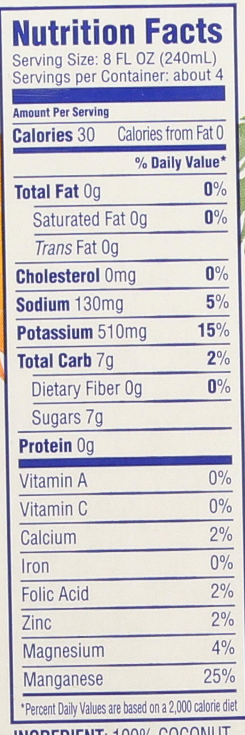 C2O Pure Coconut Water, 33.8 oz