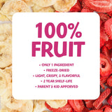 Brothers All Natural Freeze Dried Fruit Crisps, Banana Strawberry, 0.42 Oz (Pack of 24), Made with 100% Fruit, Gluten Free, Soy Free, Vegan, Healthy